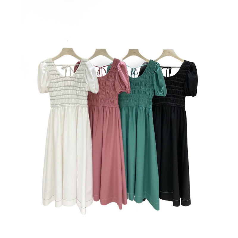 Yoomin/复古法式气质白底实物图