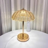 An Instagne-popular crystal-decorated desk lamp, a creative bedroom bedside atmosphere night light, a light luxury Douyin desk lamp details Picture