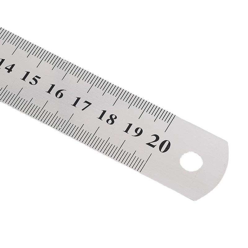 钢直尺15 20cm厘米钢板尺 刻度尺 钢皮尺 绘图钢尺子手动测量工具详情图5