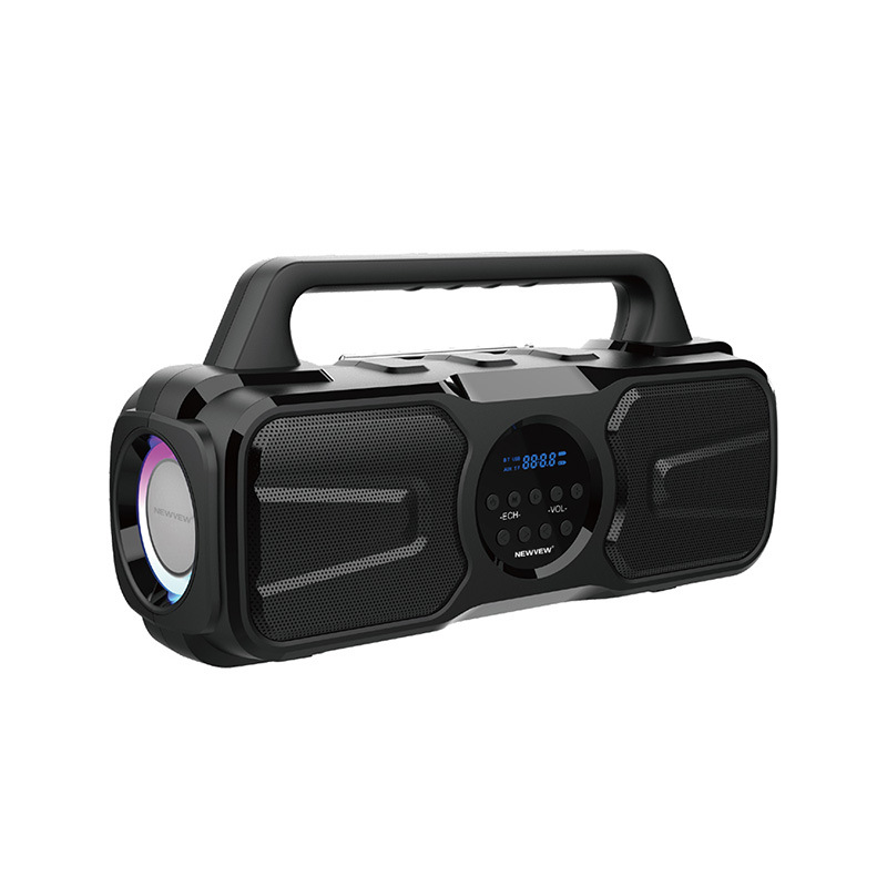 New Bluetooth Speaker Heavy Bass Solar Outdoor Portable Radio Square Dance Small Speaker Nv-8946 Application Scenario