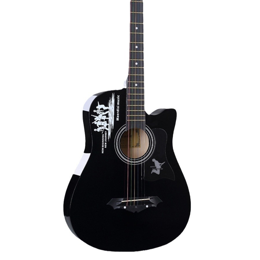 Free shipping, one-piece consignment, 38-inch and 41-inch folk acoustic guitars for beginners, guitar students, and novice practitioners Item Picture