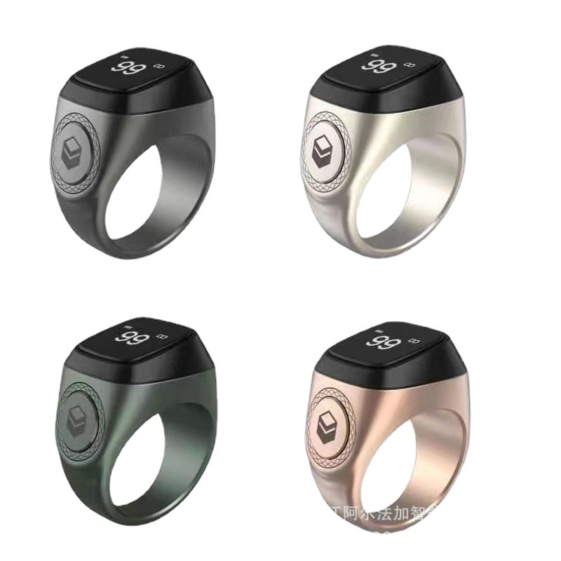 Smart Tasbih Counter,Zikr Ring Alloy Ma Terial Iqibla Tasbih Item Picture