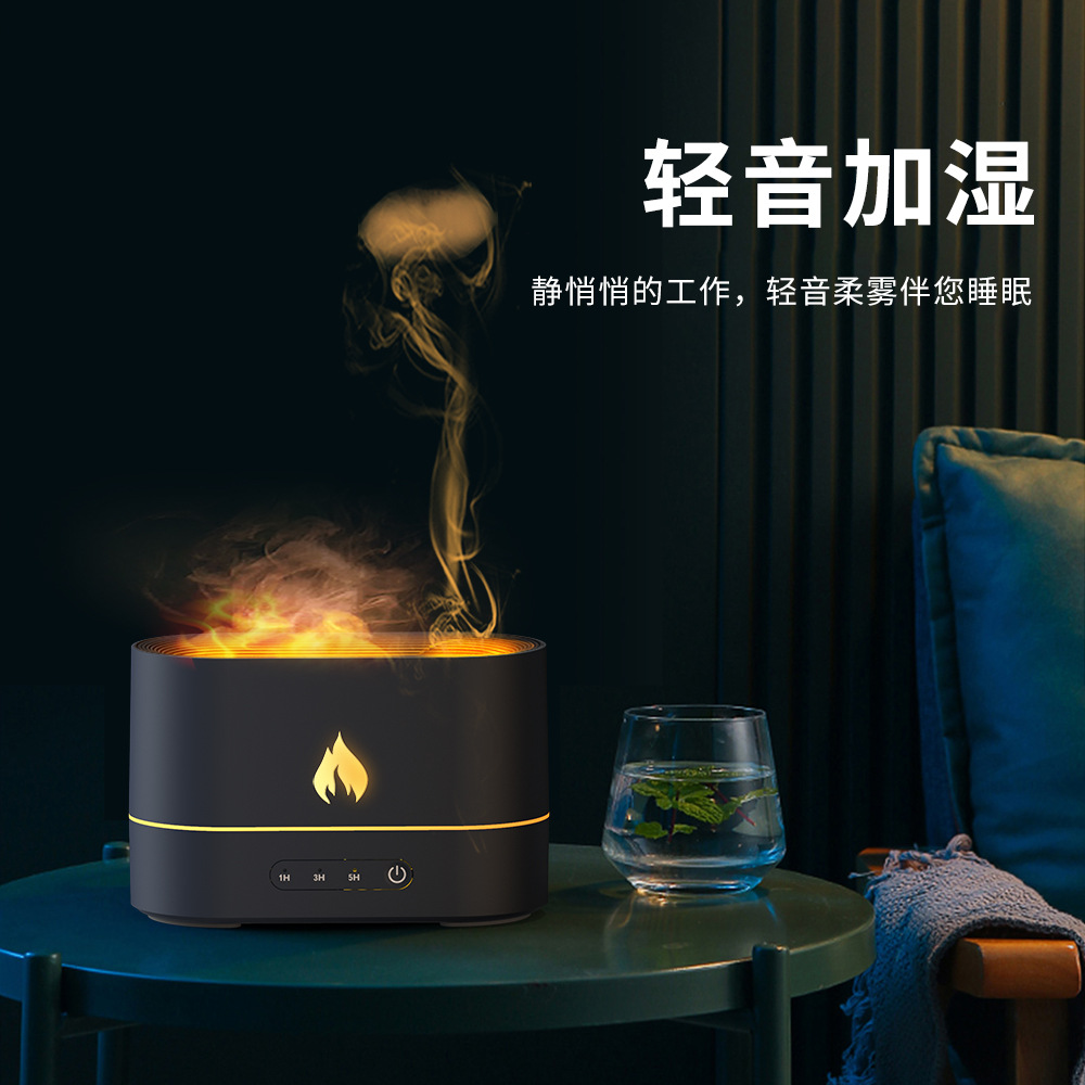 Smoke Ring Flame Jellyfish Aroma Machine Custom Logo Packaging Color Box Cross-Border Gift Indoor Household Volcanic Atmosphere Application Scenario