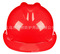 V型建筑工地ABS材质可印字安全帽 电力工程劳保防护头盔白底实物图