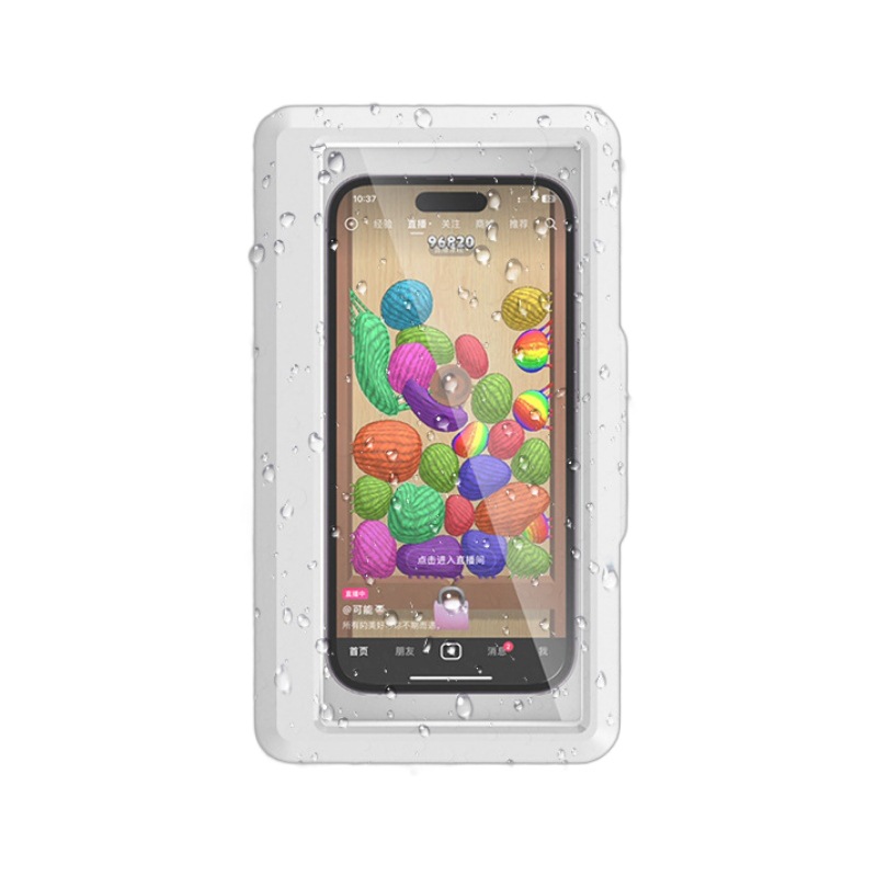 Bathroom Waterproof Mobile Phone Box Can Be Folded And Rotated To Adjust The Bath Watch Tv Toilet Watch Drama Can Be Rotated Wall Hanging Wall Item Picture