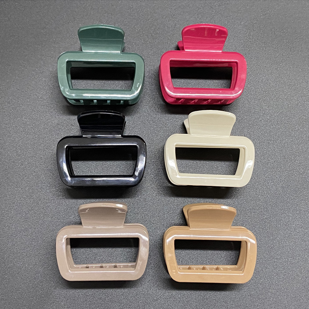 The new cross-border soft material hair clamp is soft, anti-collision and non-sticking. The back clip is shockproof and durable pic 30