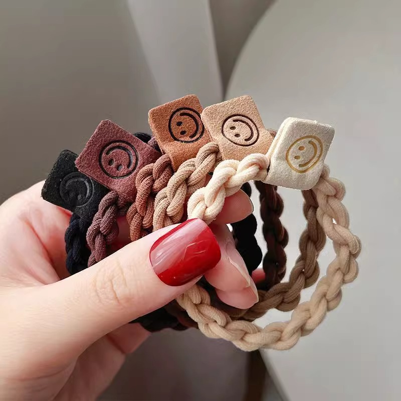 High-elasticity and durable hair tie, simple and elegant hair tie, 2025 new style rubber band women's hair tie headwear wholesale