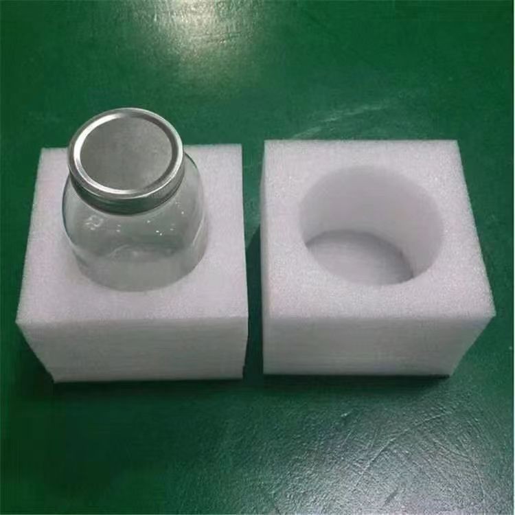 EPE pearl cotton cosmetic bottle cap protection cotton, pump head packaging cotton, metal parts express packaging, corner protection cotton Specification image
