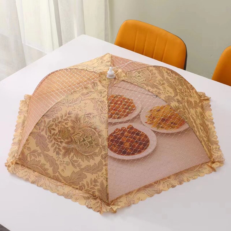 盖菜罩夏季防蚊虫餐桌罩加密防尘家居好物可折叠剩饭剩菜食物罩