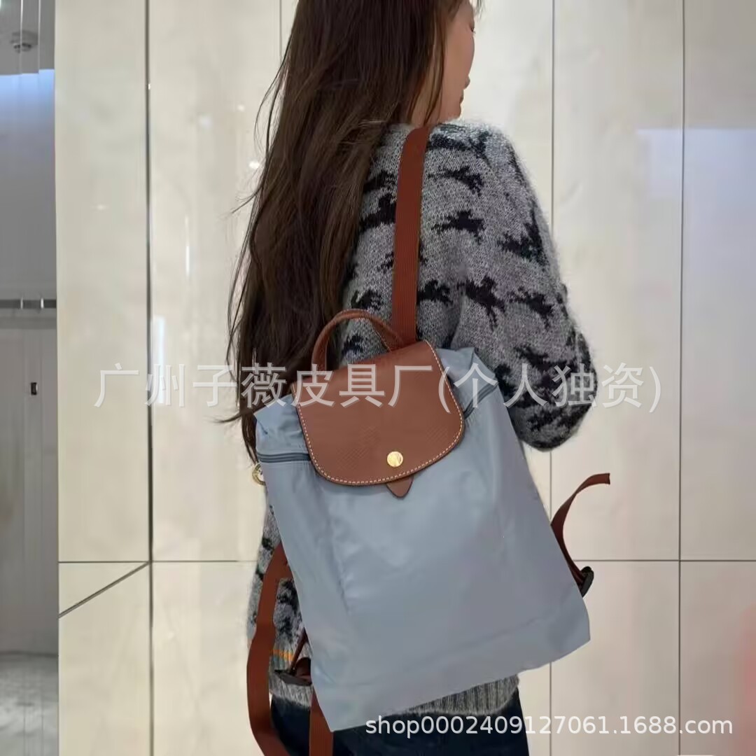 Longxiang backpack: High-quality, foldable, lightweight, large-capacity backpack, simple, fashionable, casual bag, student schoolbag Application Scenario
