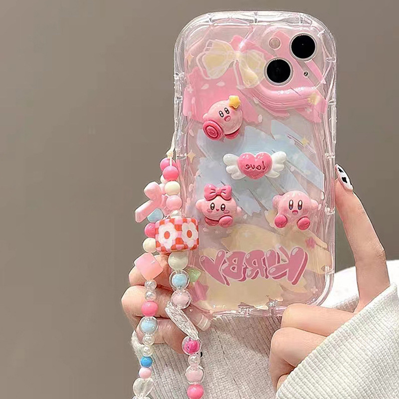 Cute Star Kirby diy cream glue charger case, phone case, hair accessory, hair clip, resin accessory material pic 4