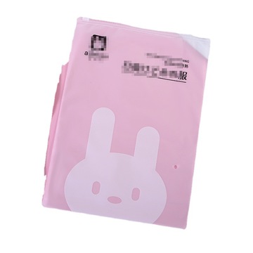 Manufacturers Direct Purchase Spot Net Red Sunscreen Clothing Bag Pe Zipper Bag Clothing Bag Rabbit Pattern Set Item Picture