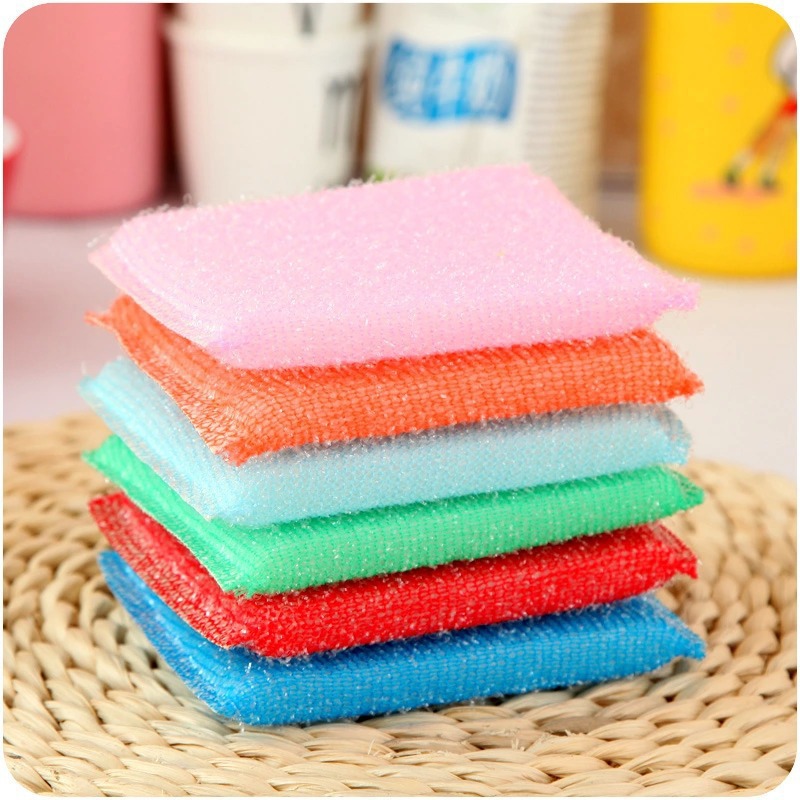 Washing King, Dishwashing Sponge, Household Dishwashing Cloth, Kitchen Cleaning Sponge Block, Cookware Washing Sponge, Scouring Pad Application Scenario