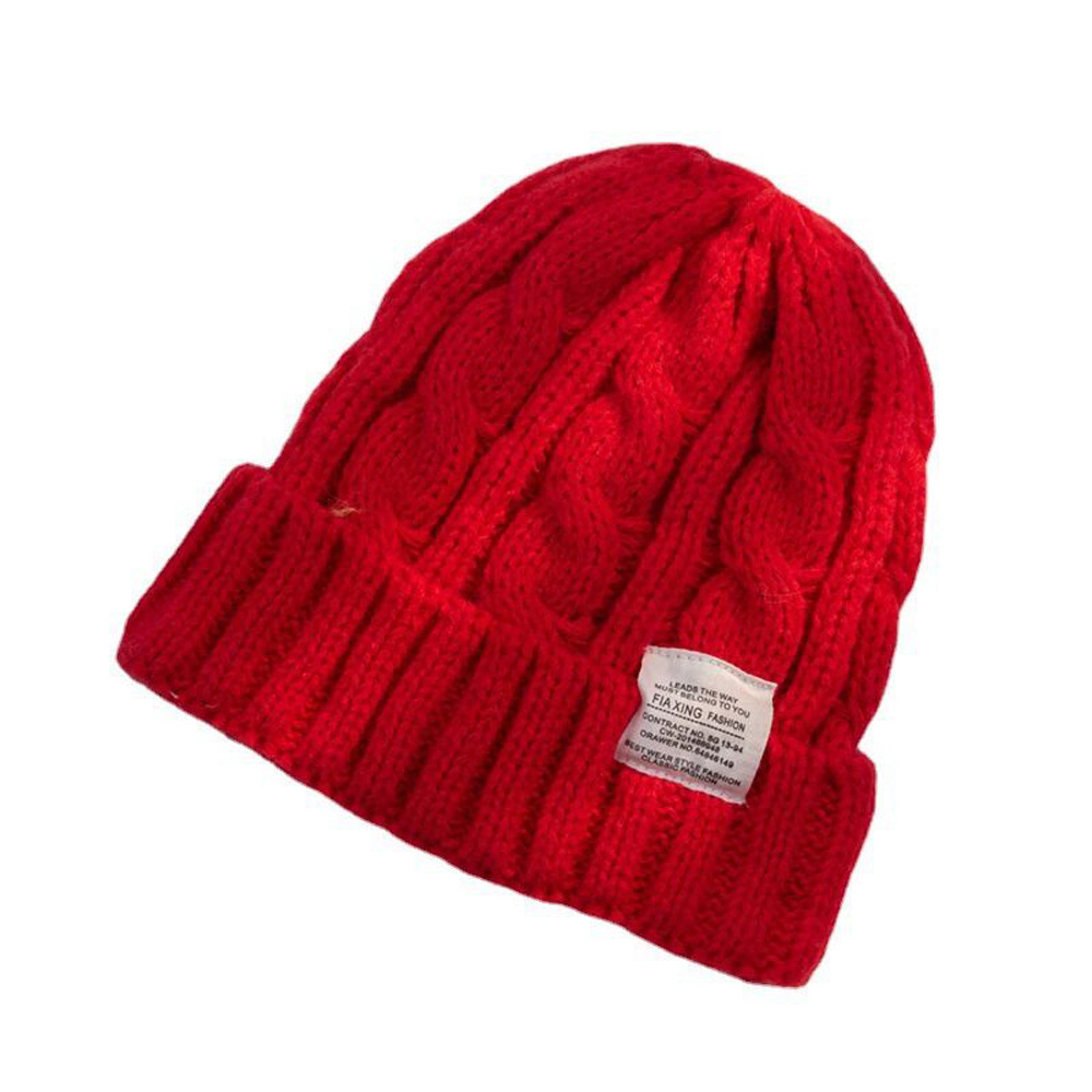 Wholesale of new candy-colored knitted hats for women in autumn and winter, warm ins, Japanese-style slimming, versatile, large-face woolen hats Item Picture