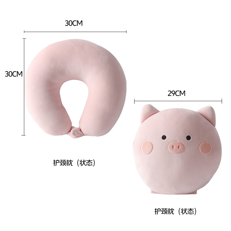 Nap pillow, office prone pillow, student prone pillow, multi-functional U-shaped pillow, a perfect tool for taking a nap and sleeping, warm hands and keep warm details Picture