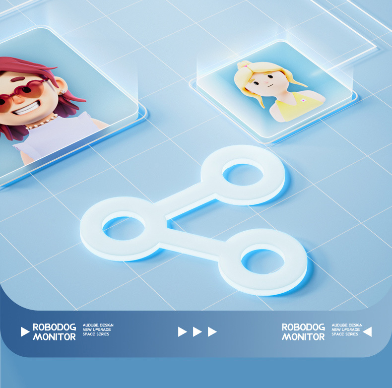 Wireless wifi dual-eye robot dog camera, 2-megapixel motion detection night vision surveillance camera pic 23