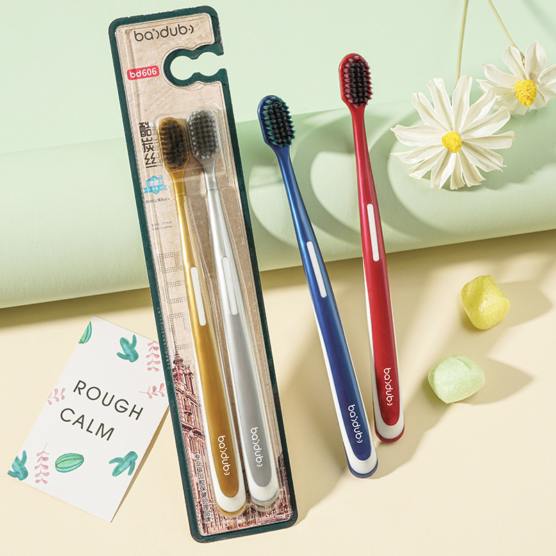 Toothbrush Soft Bristle Small Head High-Grade High-Grade Soft Bristle Brush Student Adult Couples Family Home Wholesale Application Scenario
