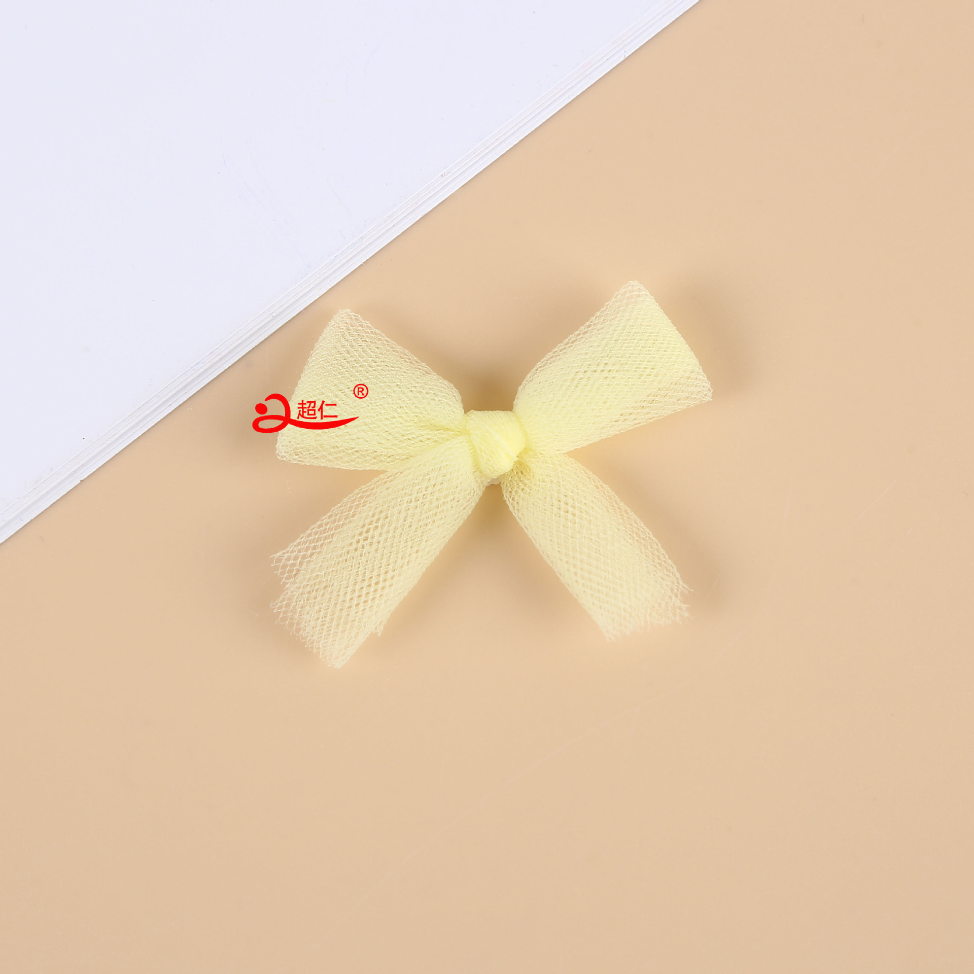 Hand-Made Bows Japanese And Korean Style Hair Accessories Gift Clothing Accessories New Color Mesh Bows Can Be Produced Specification drawing