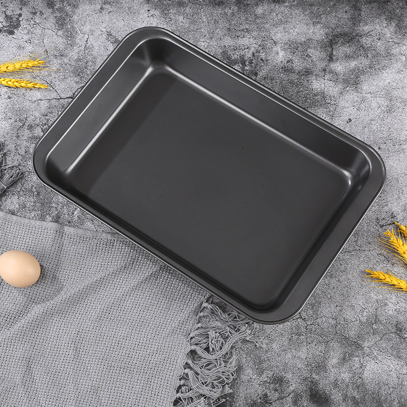 Rectangular Baking Tray Carbon Steel Non-Stick Cake Baking Oven Household Handmade Diy Baking Mold Manufacturers Can Be Wholesale Specification drawing