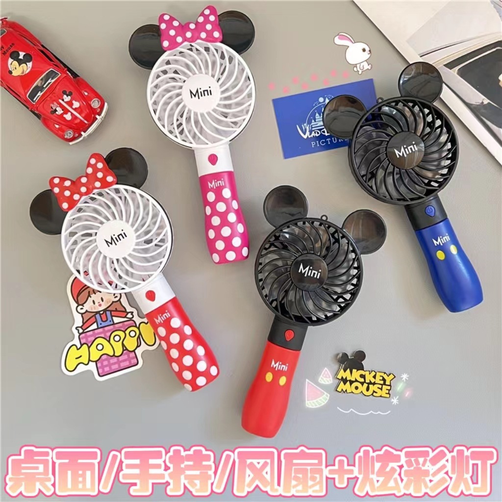 Small Fan Small Student Dormitory Portable Mini Rechargeable Usb Portable Large Wind Power Desktop Electric Fan details Picture