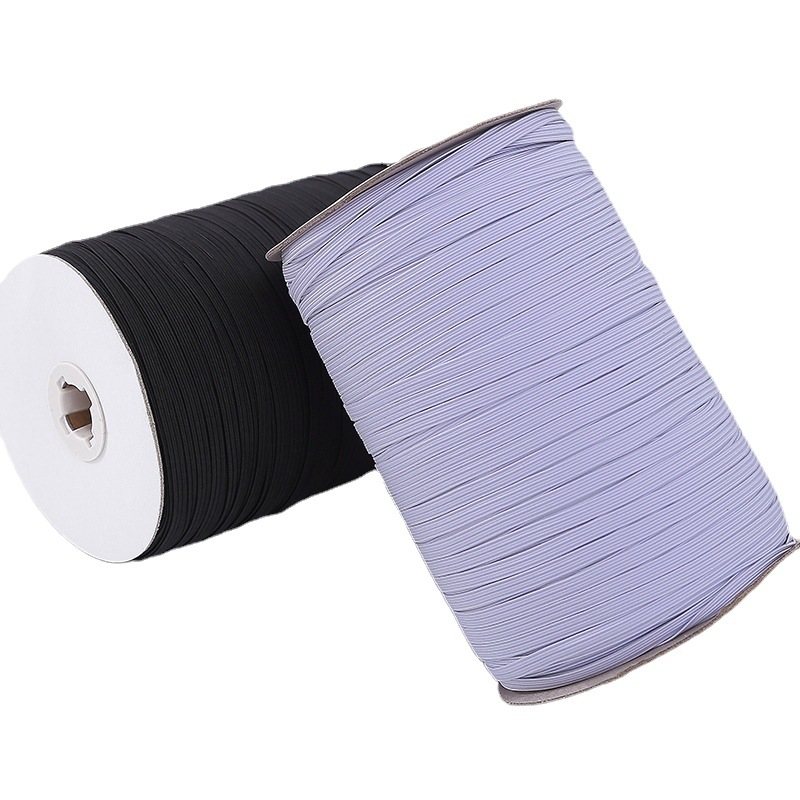 Elastic Band Factory Direct Sales 6-70Mm Plain Crocheted Elastic Elastic Elastic High Elastic Encryption Clothing Accessories Belt Specification drawing