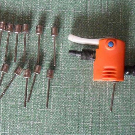 Iron ball needle set, ball needle tip, basketball and football metal inflation needle, air pump, hardware accessories, inflation equipment Specification image