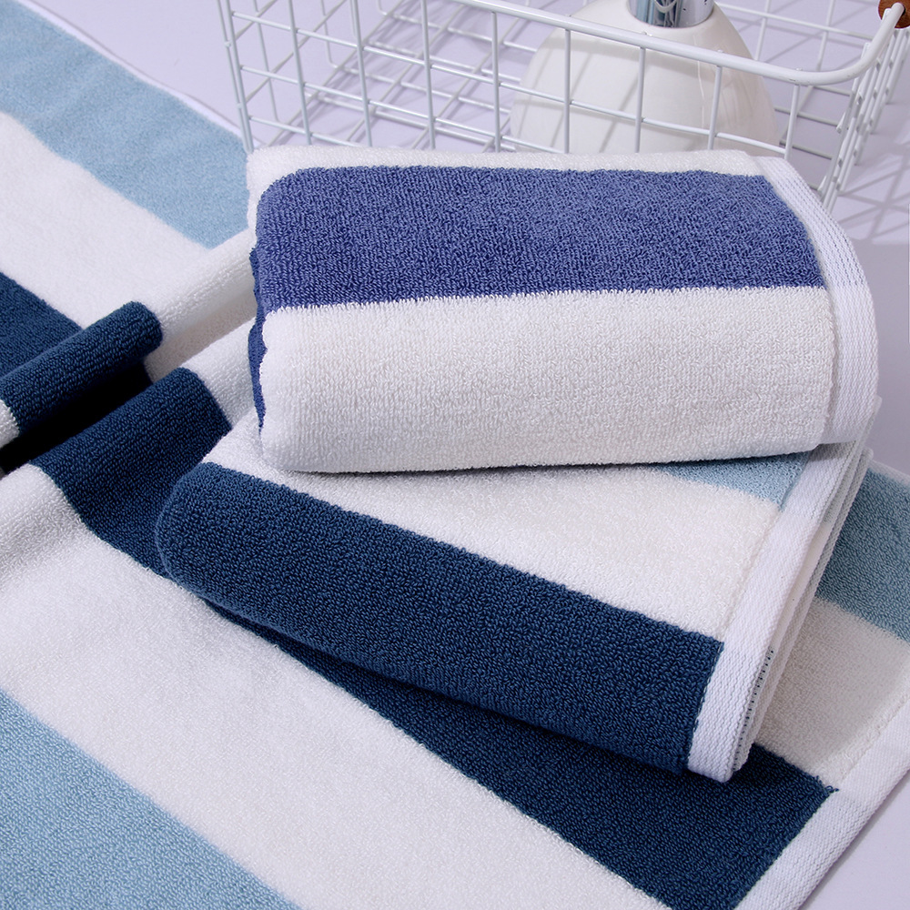 Towel Pure Cotton Wholesale Jacquard Manufacturing Thickened Absorbent Soft Adult Face Towel Household Towel Cotton Wholesale