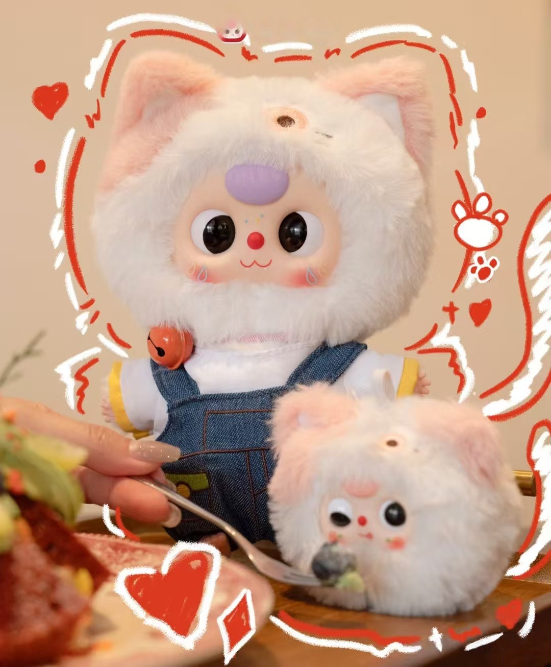 【 Genuine Product 】babythree Three-year-old Kitten Wardrobe Plush Blind Box Live-streaming Cross-border Same Style Creative figurine pic 9