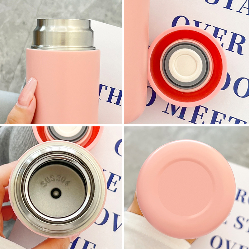 Yongkang Creative Mini Fresh Lady Thermos Cup 304 Stainless Steel Portable Office Handy Cup High Appearance Level Water Cup details Picture