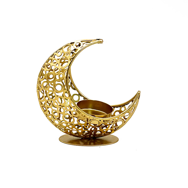 Three-dimensional moon candle cup