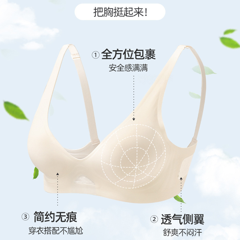 无钢圈文胸实物图