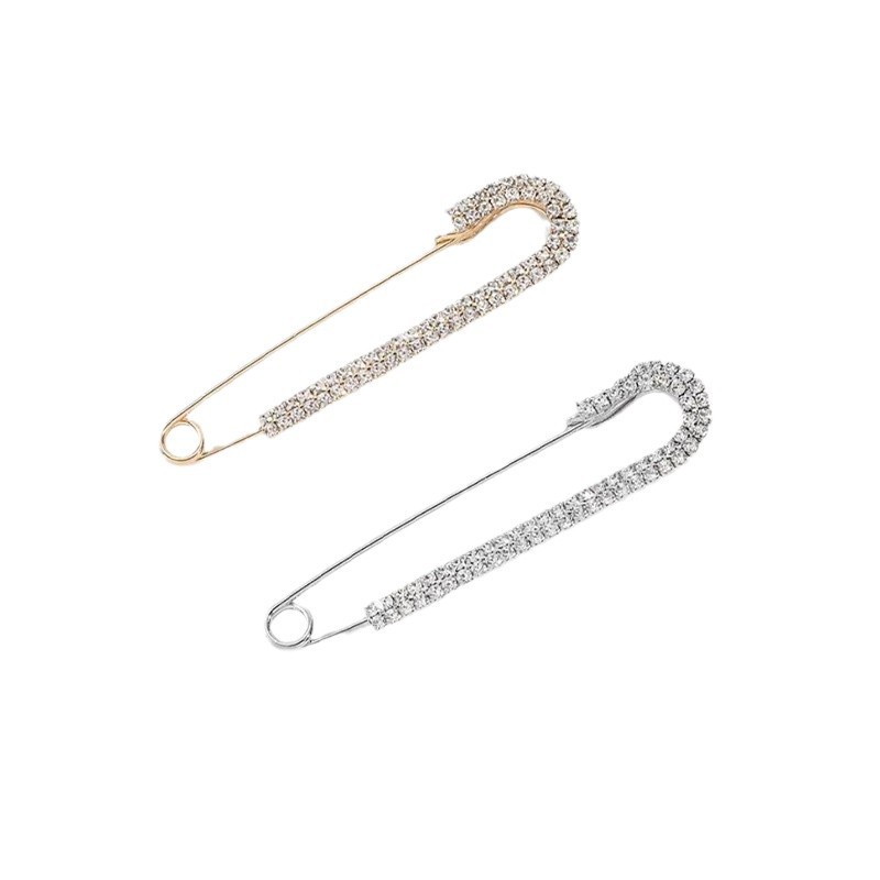 Luxurious and simple cardigan, large brooch, elegant and high-end brooch, fixed clothes, anti-glare button pins and accessories Item Picture