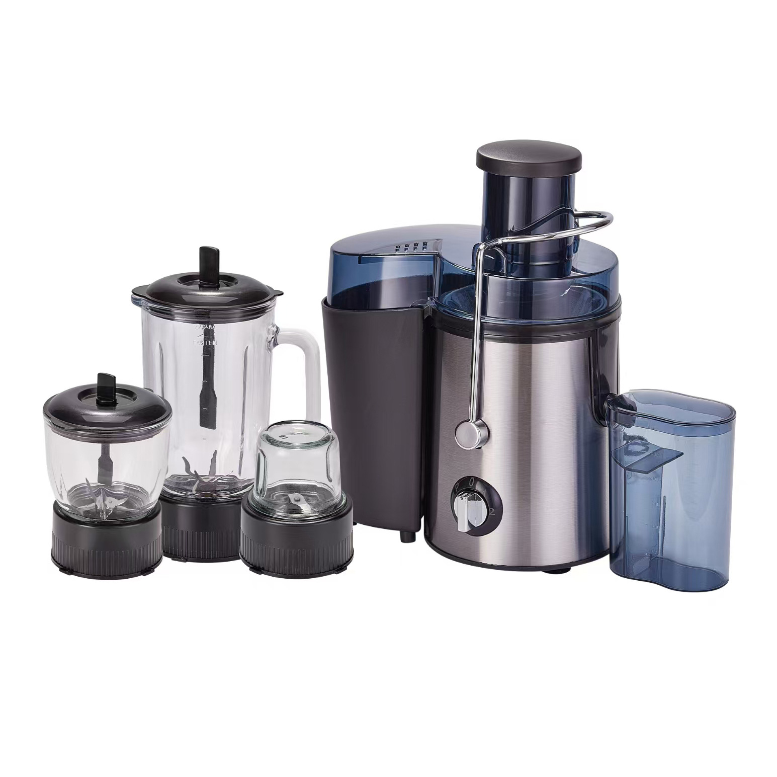 juicer榨汁机大口径榨汁4H14合1原汁机家用自动多功榨汁机搅拌机