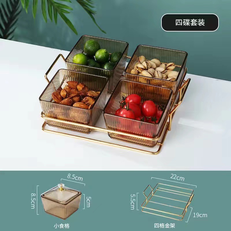 Fruit plate and snack dish