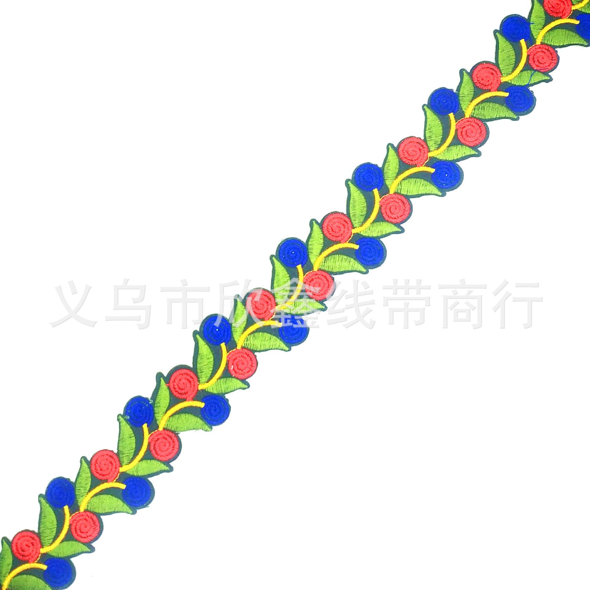 Manufacturers Wholesale Retro National Style Four-Color Embroidery Lace Clothing Accessories Minority Skirt Decoration Ribbon Item Picture