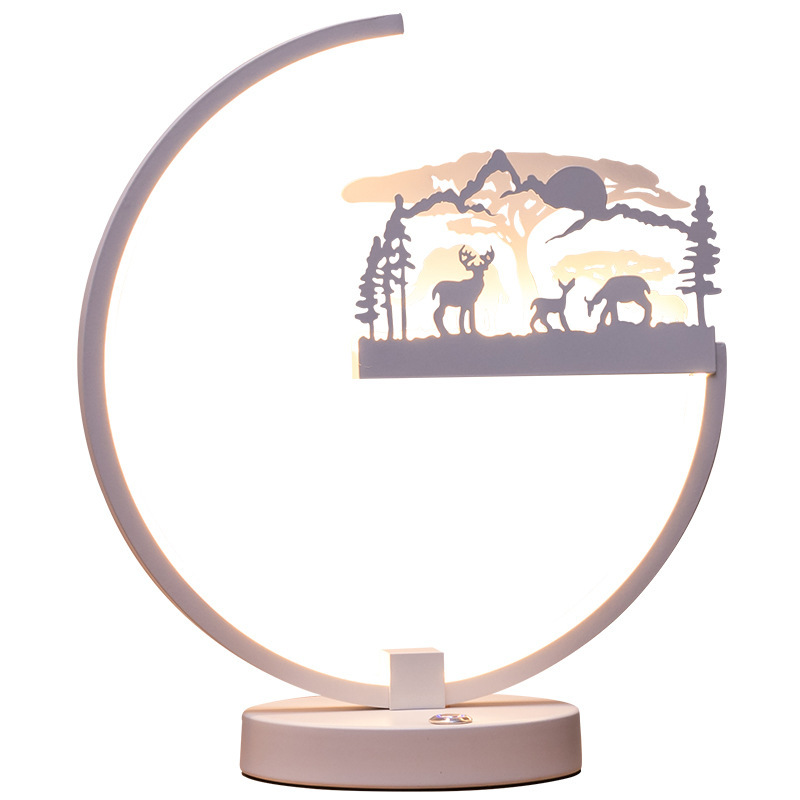 Factory wholesale Nordic table lamps, bedroom bedside lamps, home creative ornaments, night lights, gifts for girls and best friends Item Picture