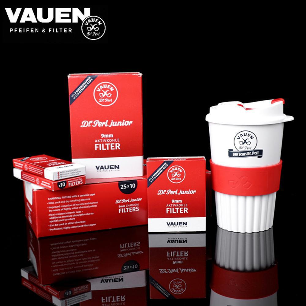 华云Vauen德国进口滤芯通用型9MM滤芯陶瓷头过滤烟斗配件