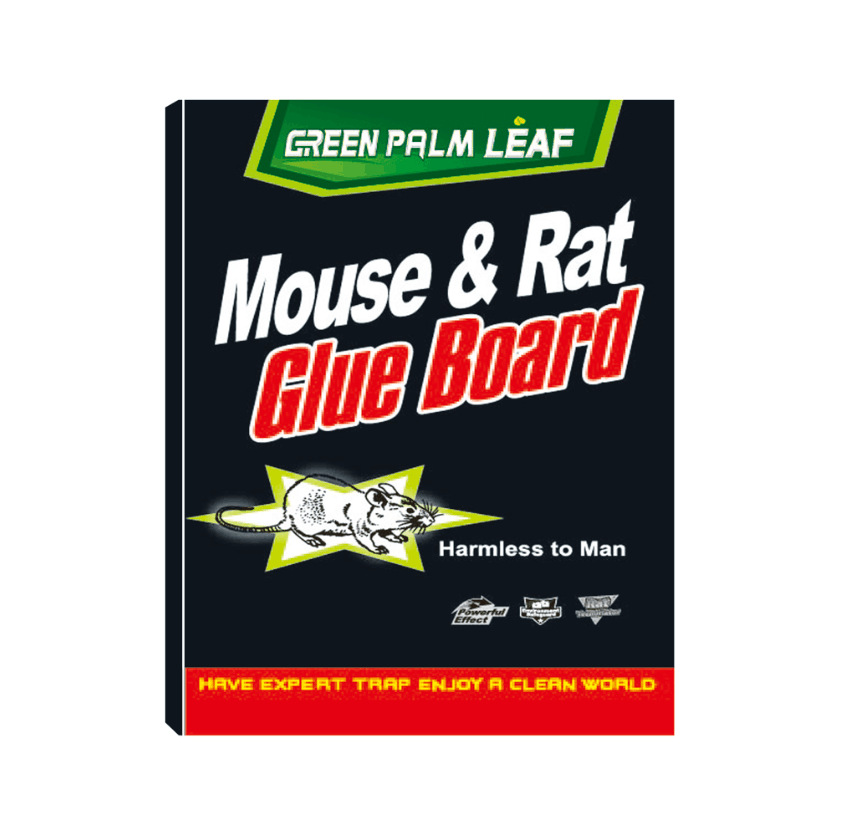 4 Green palm leaf老鼠板常规胶水粘老鼠板 老鼠贴 粘鼠板 老鼠胶
