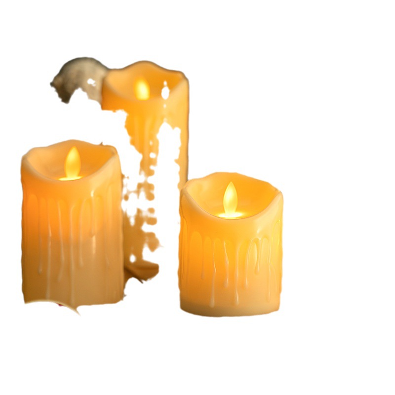 Electronic Candle Led Simulation Candle Restaurant Club Wedding Celebration Birthday Romantic Proposal Christmas Light Decoration (Price Negotiable) details Picture