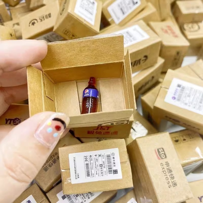 Mini packages, toys, food toys, blind boxes, supermarkets, food toys, dollhouses, scene models, miniature blind boxes, express delivery ornaments pic 7
