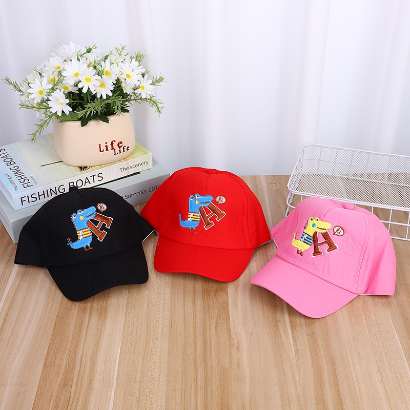 New Children's Cap New Fashion Dinosaur Summer Sun Protection Cap For Boys And Girls Baby Thin Baseball Cap details Picture