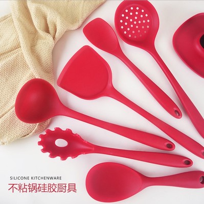 Silicone spatula, non-stick spatula, special spatula for stir-frying, high-temperature resistant spatula, ladle spatula, household kitchenware
