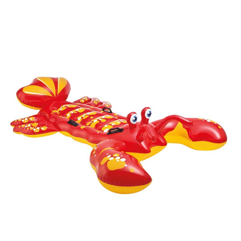 INTEX57528 Large lobster mount, children's inflatable float, swimming pool, entertainment float bed, water toy Item Picture