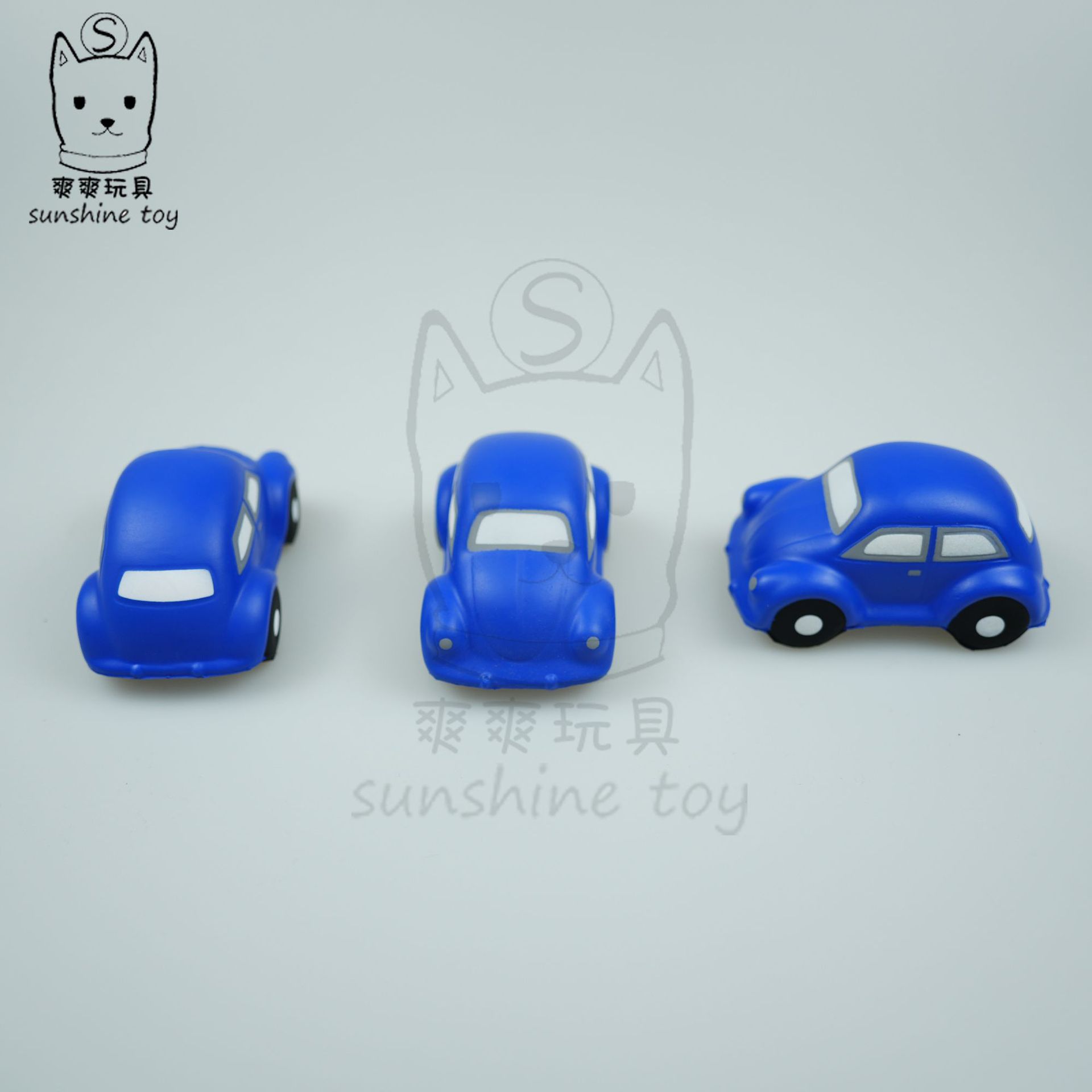 Manufacturer's pu foam beetle, car pressure ball, simulated truck ornament, children's toy, gift, printed logo details Picture