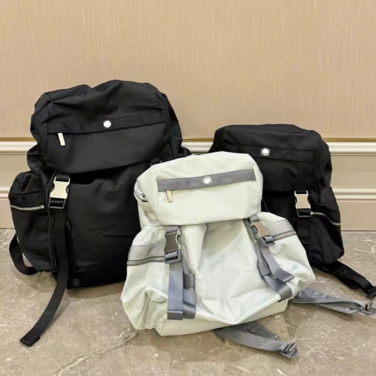 Lulu Powder Wunderlust North America 14L Business Computer Backpack Double Shoulder Waterproof Yoga Leisure Travel Backpack