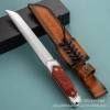 Hot-selling, Yangjiang manufacturer's in-stock Starry Path one-piece keel sharp straight knife, outdoor portable self-defense, camping survival straight knife Application Scenario