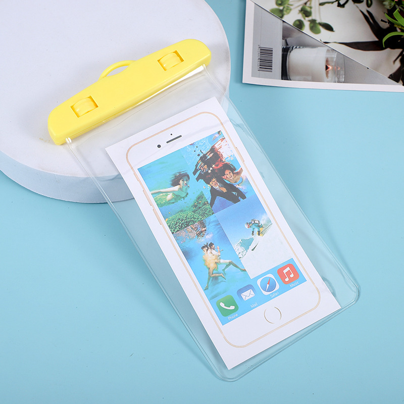 Factory wholesale of clips, transparent waterproof covers, touch screen cartoon sealed bags Specification image