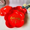 【 Districts 3-7 】1126 fruit Platter 400 yuan per box 0958 Fruit Platter New Year's Relocation Wedding Fruit Platter Red Fruit Platter Red Snack Platter 1 yuan 2 yuan wholesale Specification image