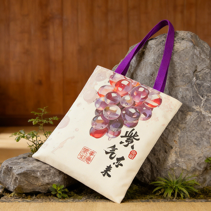 Bolsa de dinero guozao bolsa de lona bolsa de mano de fortuna personalizada lingan companion regalo de mano bolsa de lona de gran capacidad bolsa de tela personalizada de wufu Application Scenario