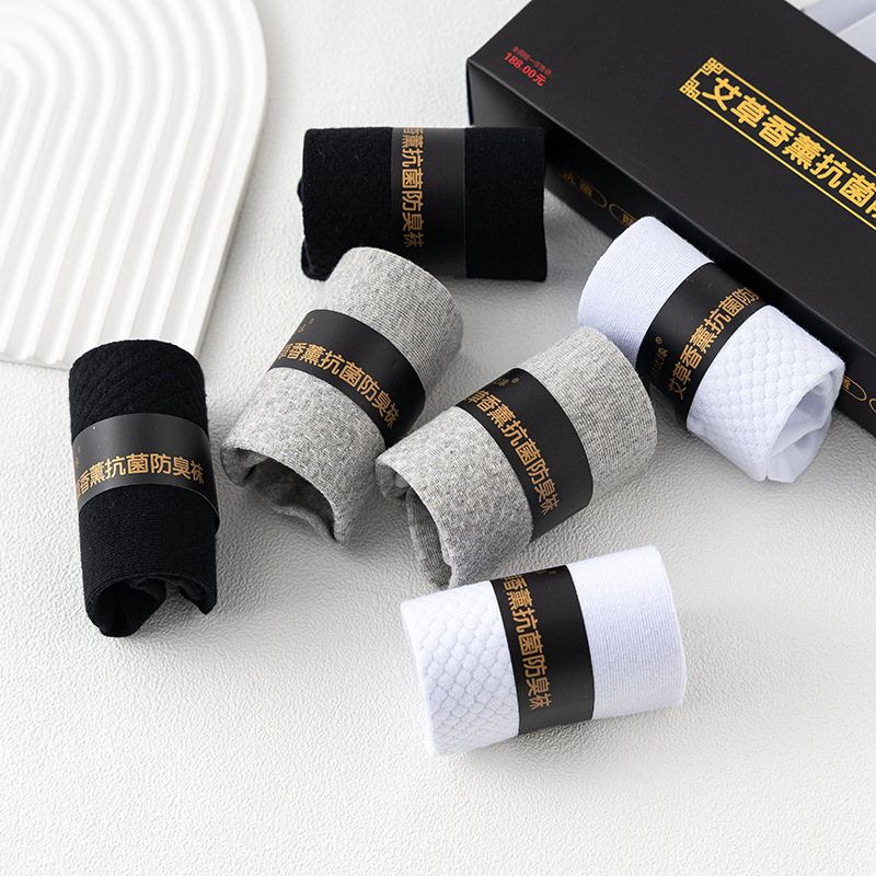 春夏袜子/袜子/袜子男士长款休闲/中筒袜/男士袜子库存细节图